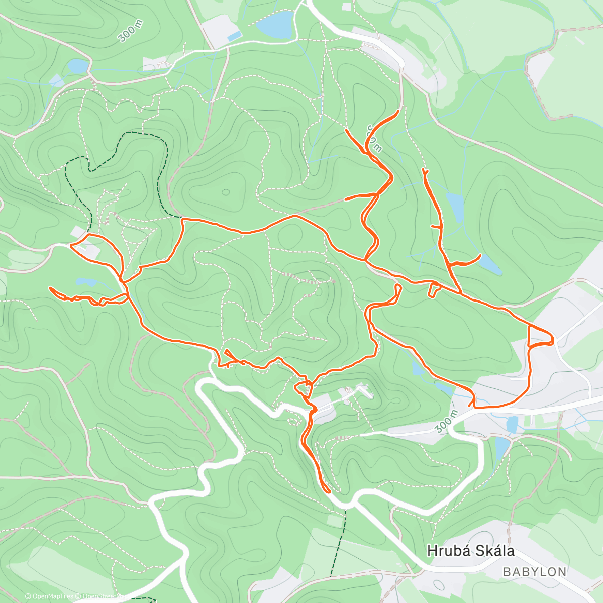 Карта физической активности (Hruboskalsky sob)