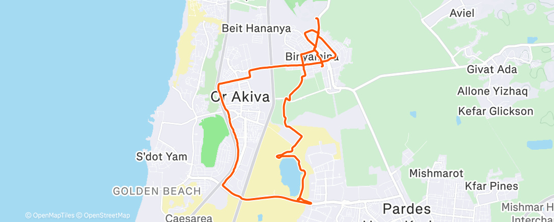 Карта физической активности (רכיבתא)