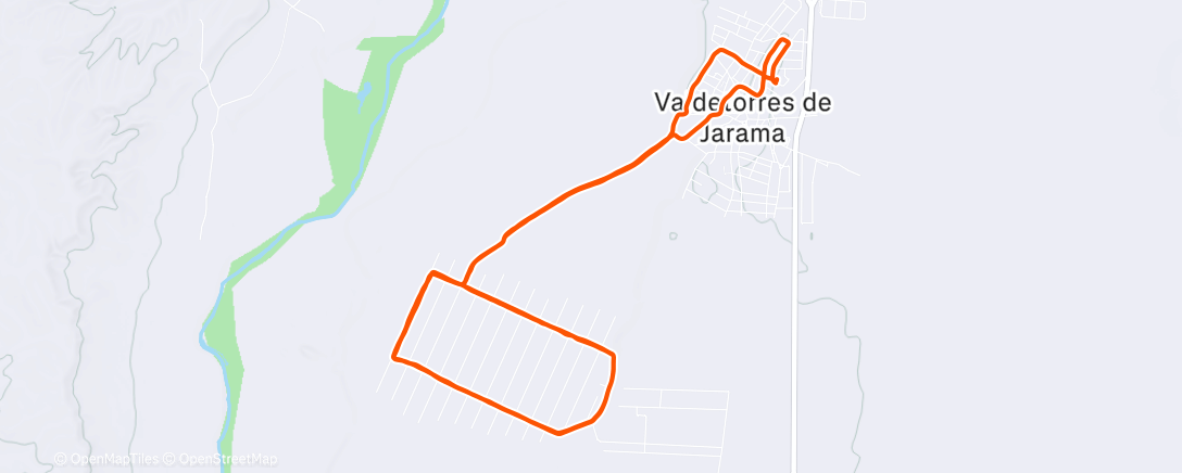 Mapa de la actividad (Carrera por la mañana)