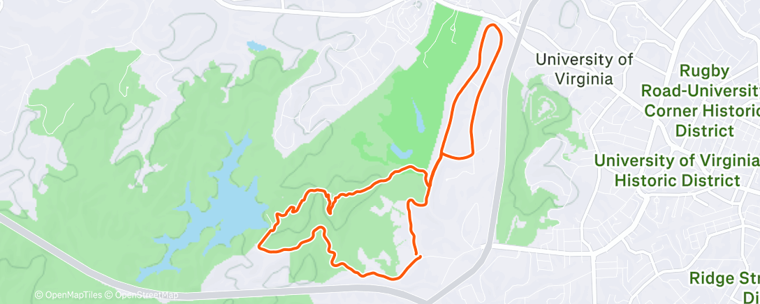Map of the activity, Trails with Mattie