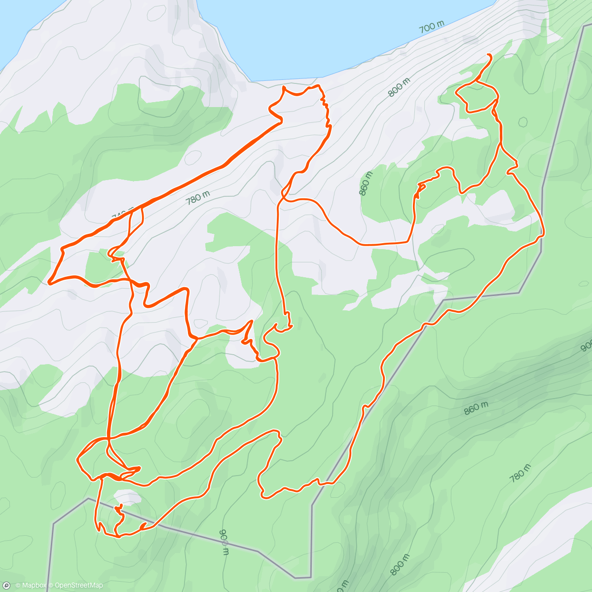 Map of the activity, Coyhaique Dia 2 - Lago Castor