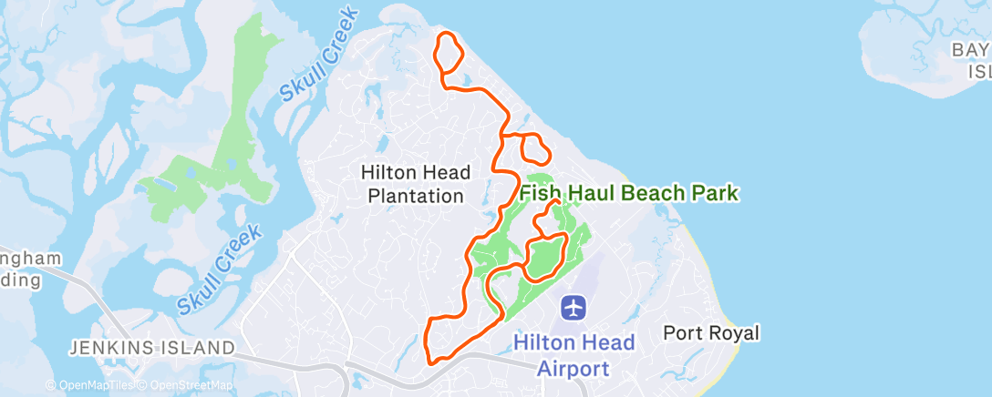 Map of the activity, Morning Ride