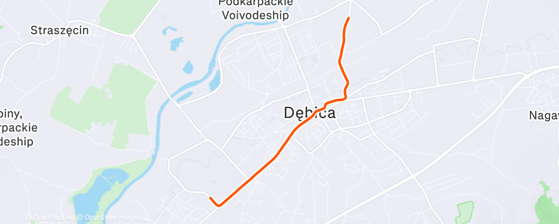 Map of the activity, Morning Mountain Bike Ride