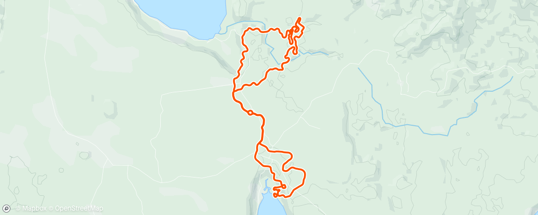 Map of the activity, Zwift - Easy Ride 1h20m in Makuri Islands