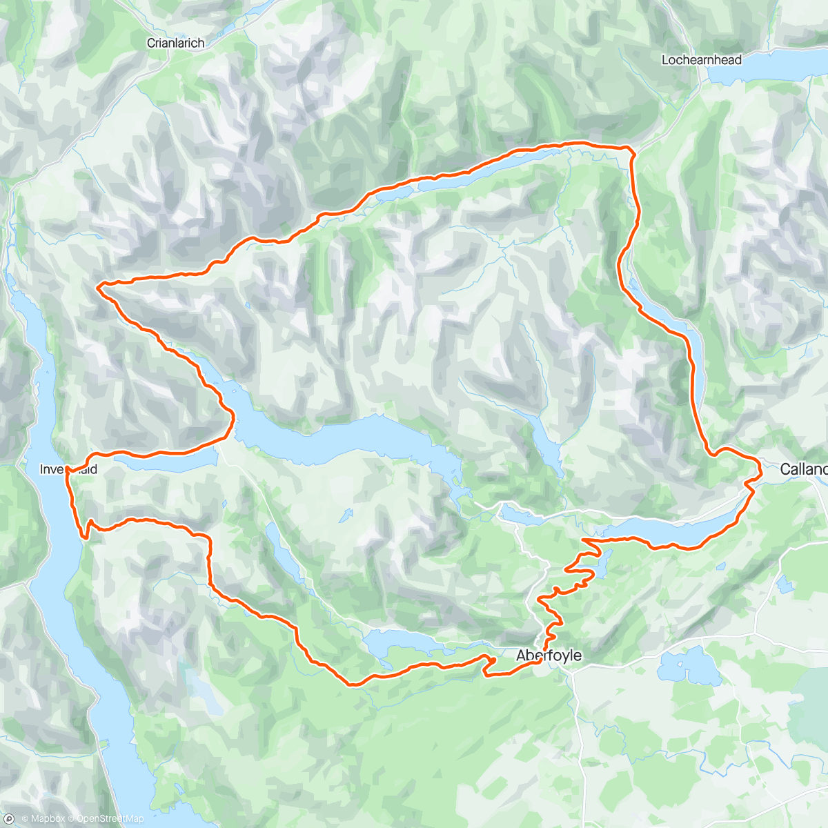 Map of the activity, Hike a bike eggsploration