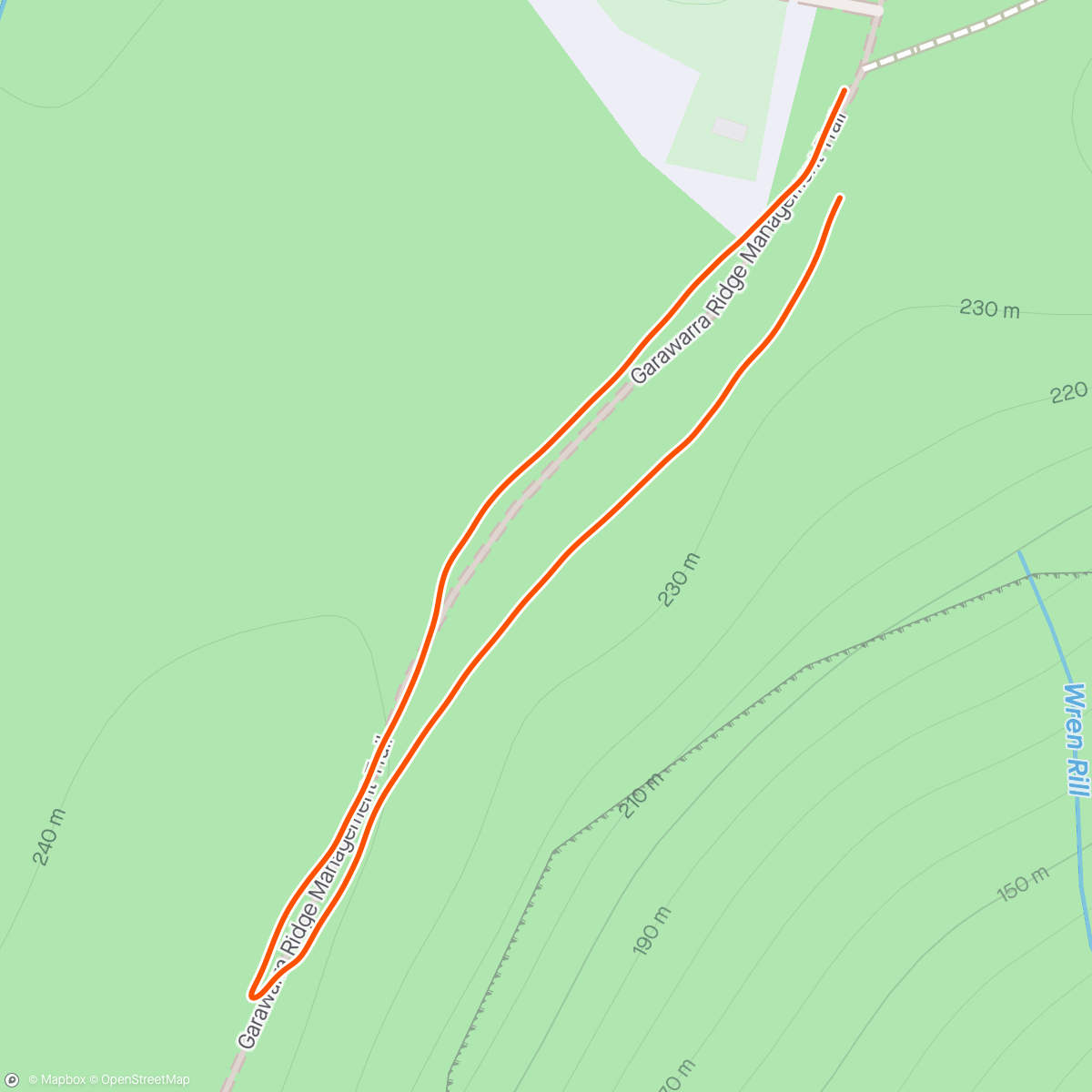 Map of the activity, Sutherland district athletics club 1km with Olive