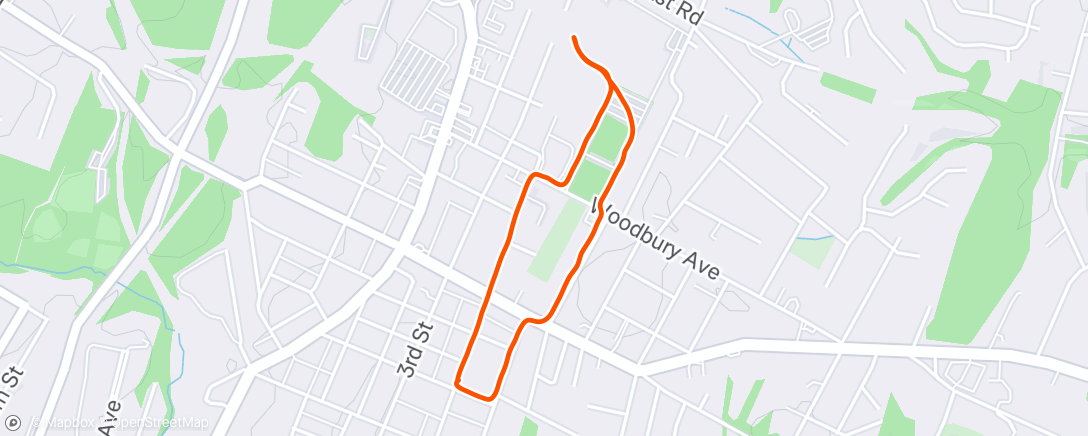 Map of the activity, Morning Walk with Béla