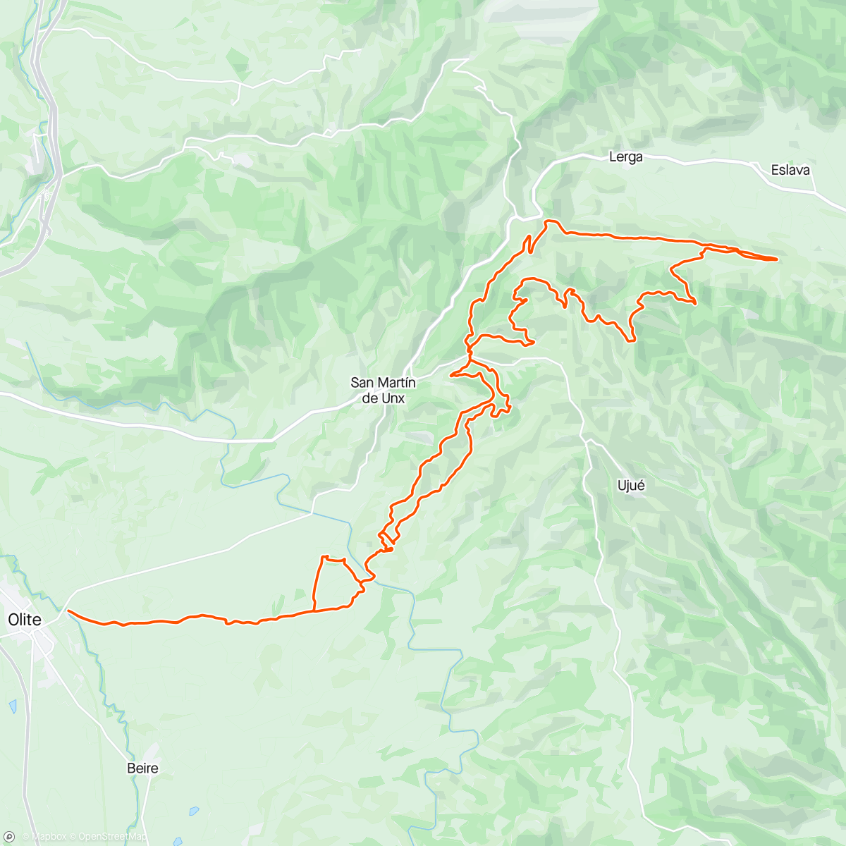 Mapa da atividade, Erriberri wine bike 2024
