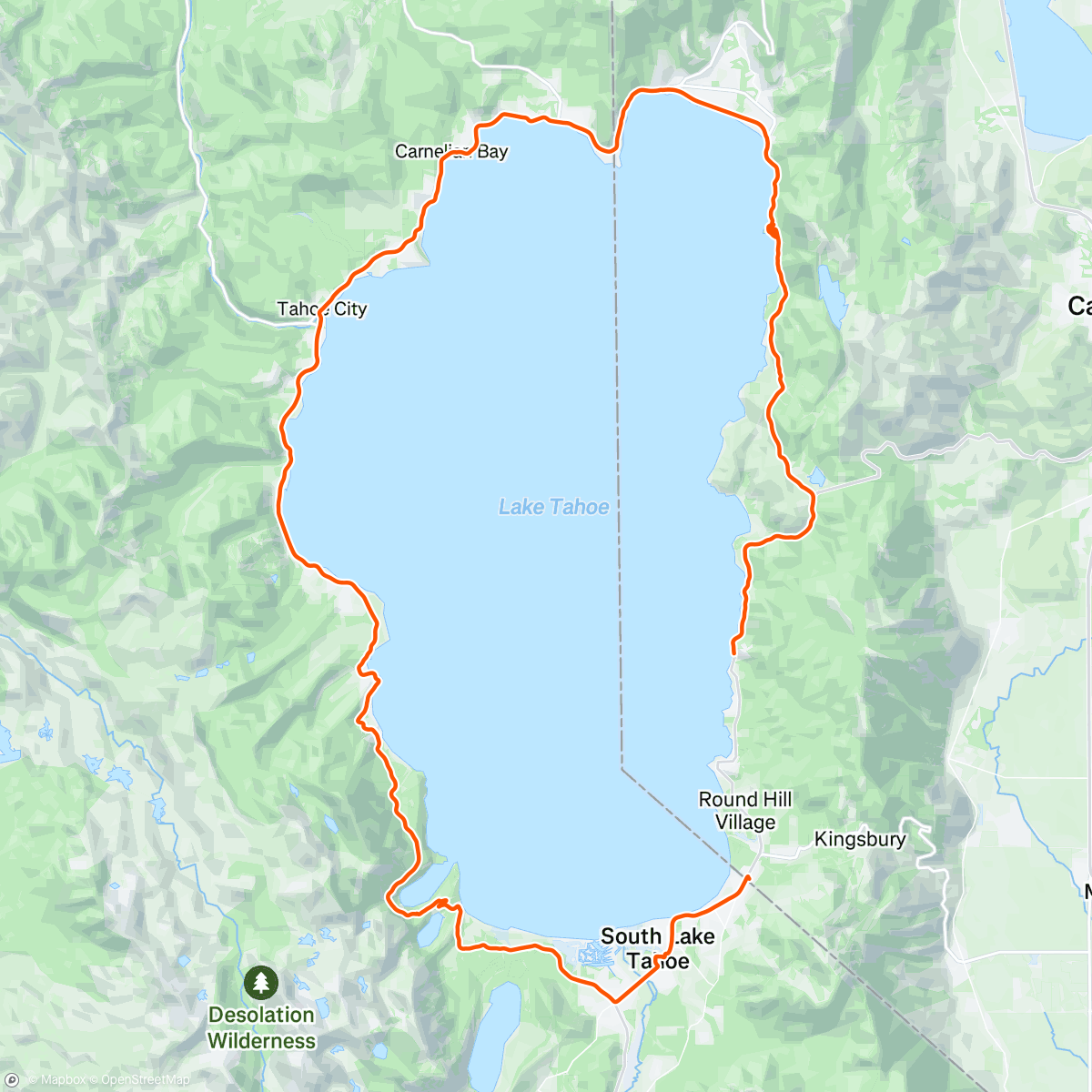 Map of the activity, 🏔️ keep tahoe blue