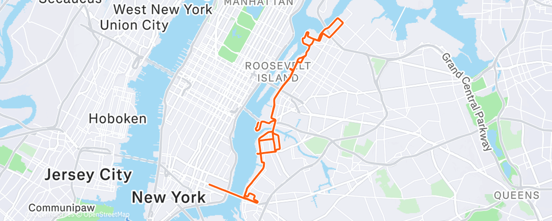 Map of the activity, Quai Ouest et Col du Guillaumesbourg
