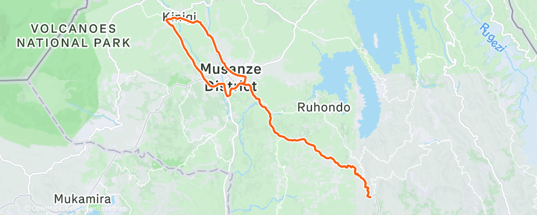 Mappa dell'attività Morning Ride