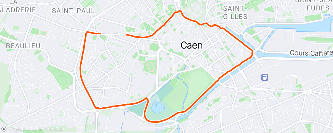 Karte der Aktivität „⛅ Caen Canter 🇫🇷”