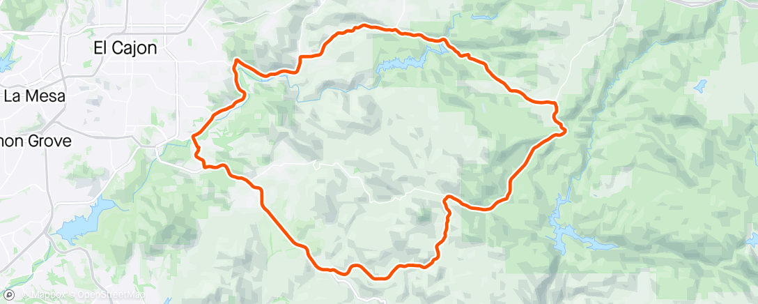 Mapa da atividade, Great Western Loop