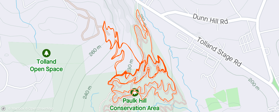 Map of the activity, Toyota Tacoma: the official sponsor of Paulk Hill