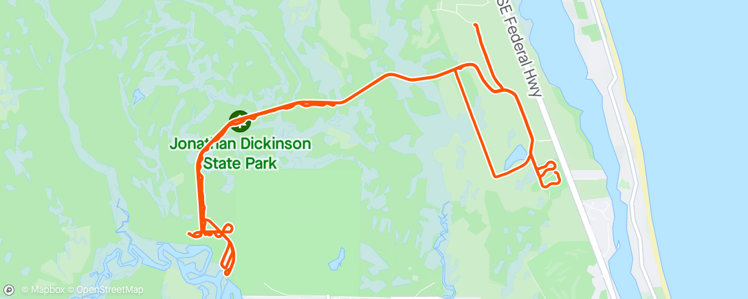 Map of the activity, Night E-Bike Ride
