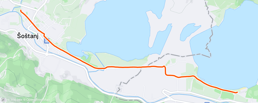 Map of the activity, Lunch Ride