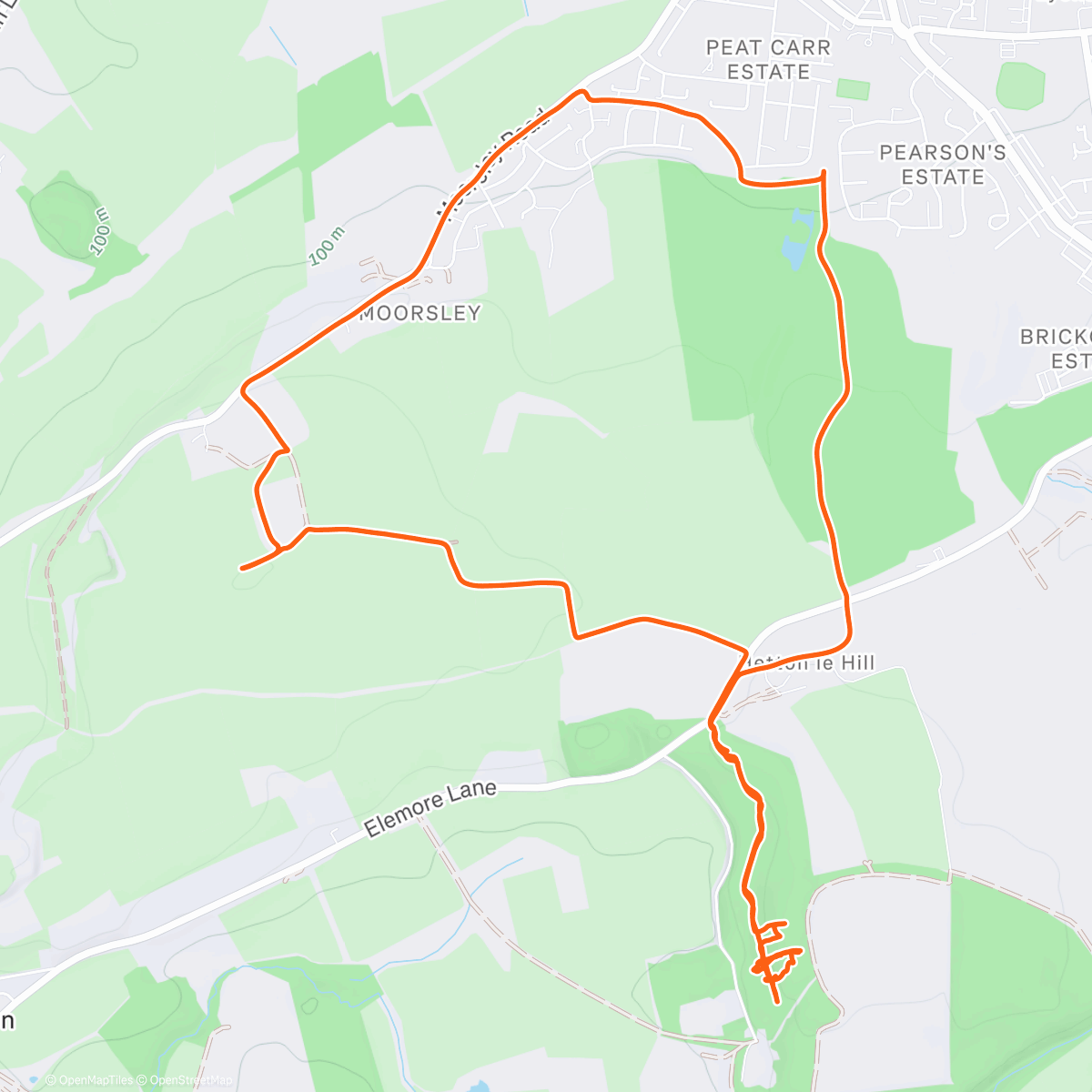 Map of the activity, E-bikes are the best