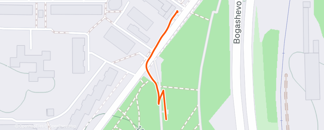 Карта физической активности (Вечерняя прогулка)