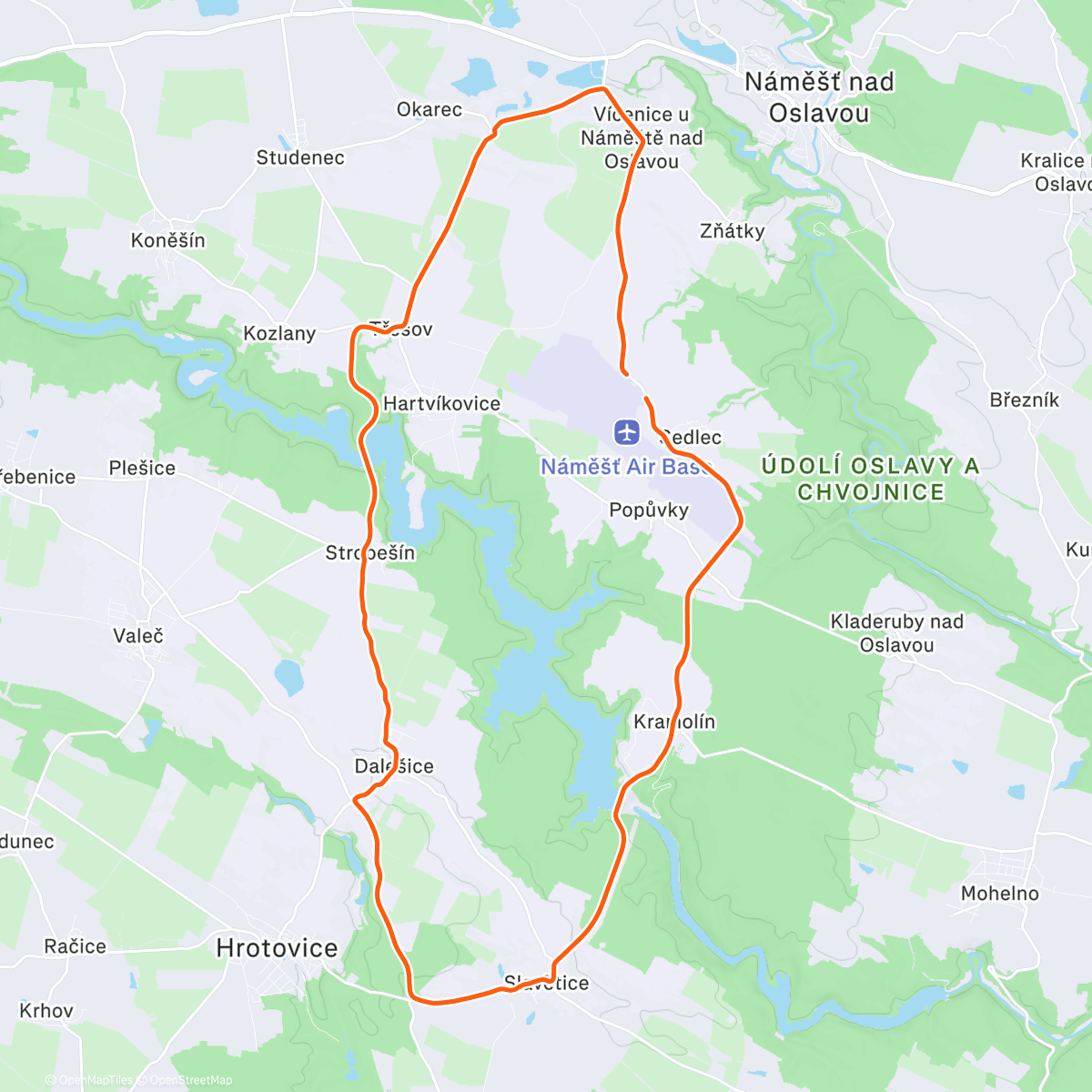 Map of the activity, Nešlo nevyjet