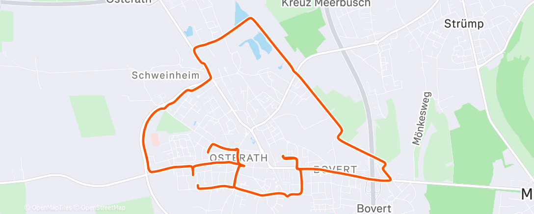 Map of the activity, Morning Gravel Ride