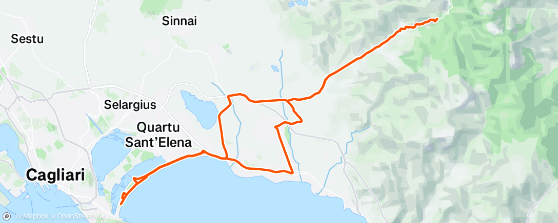 Map of the activity, Morning Ride