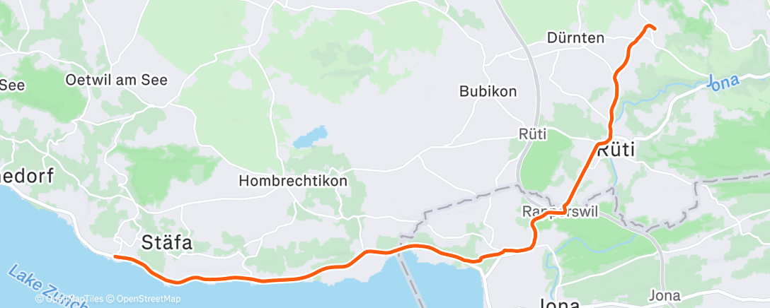Mapa de la actividad (Radfahren)
