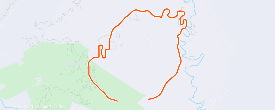 Map of the activity, MyWhoosh - Coffee Trail