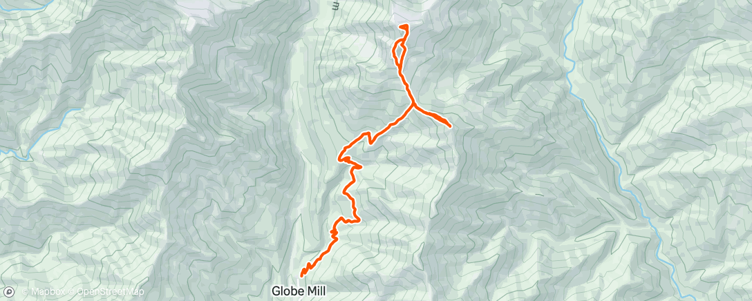 Map of the activity, Randonnée matinale