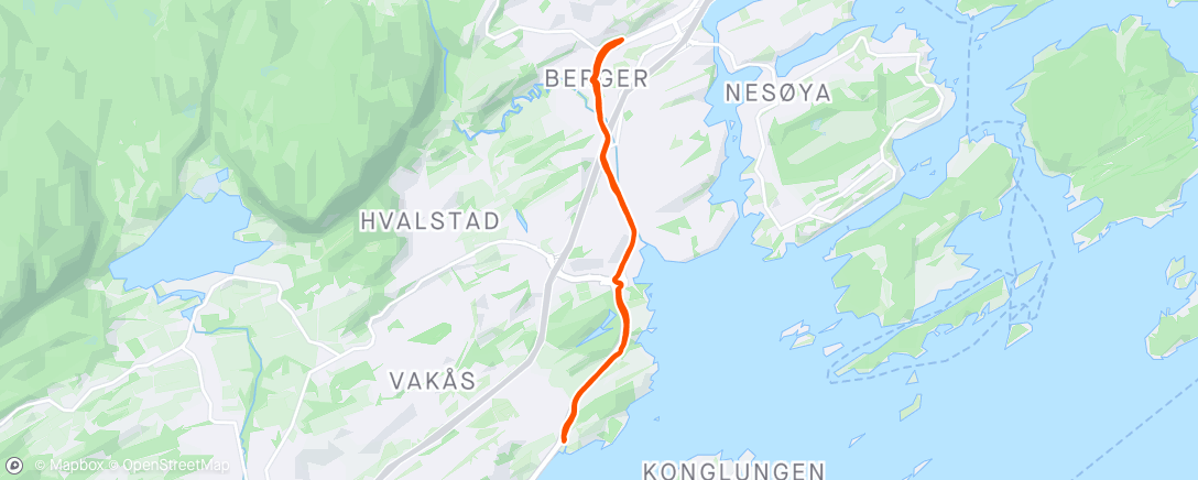 活动地图，2 x 4 km i TG løypa med Team Gulbrandsen