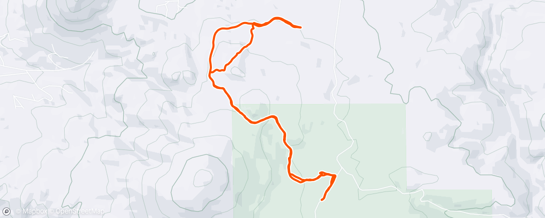 Map of the activity, Dog ride