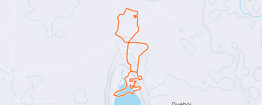 Map of the activity, Zwift - Sleepless City in Makuri Islands