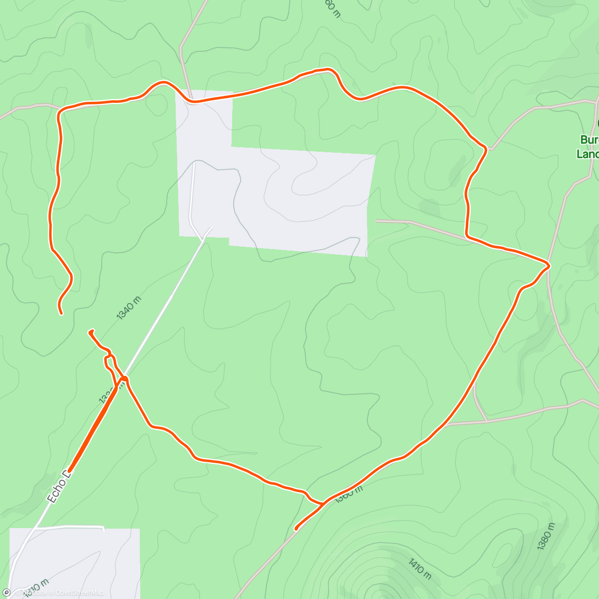 Map of the activity, Casey's Unravel the Scratchgravel race!