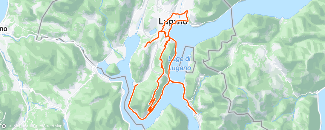 Map of the activity, Giro dell'ora di pranzo