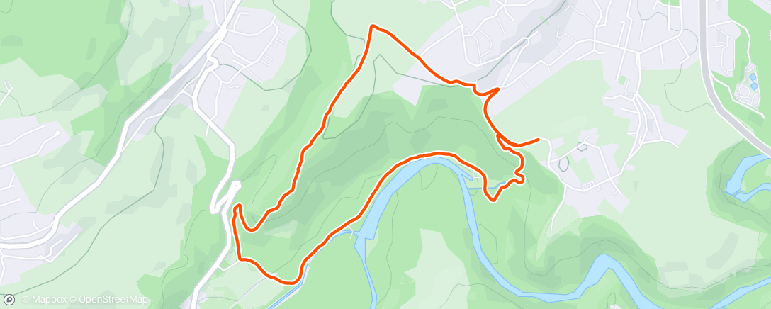 Map of the activity, Course du midi 🔥