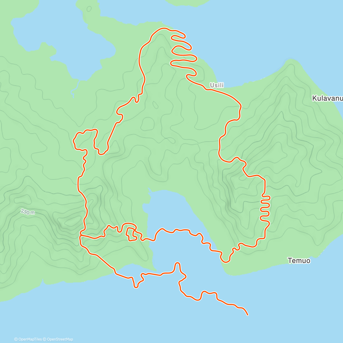 Map of the activity, Zwift - : 2u Z2 met 4x 7' Z3@65rpm (R:8') on Glyph Heights in Watopia
