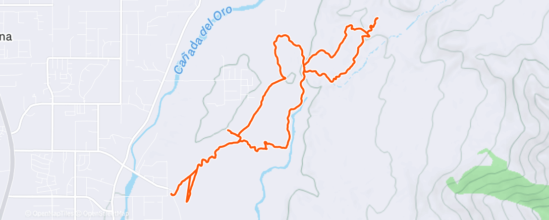 Карта физической активности (Afternoon Ride)