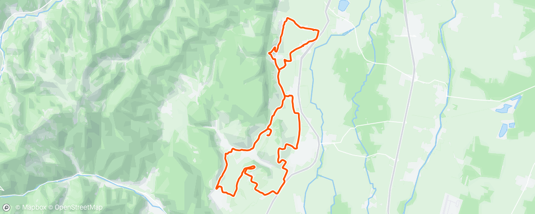 Mapa da atividade, Vélo du matin