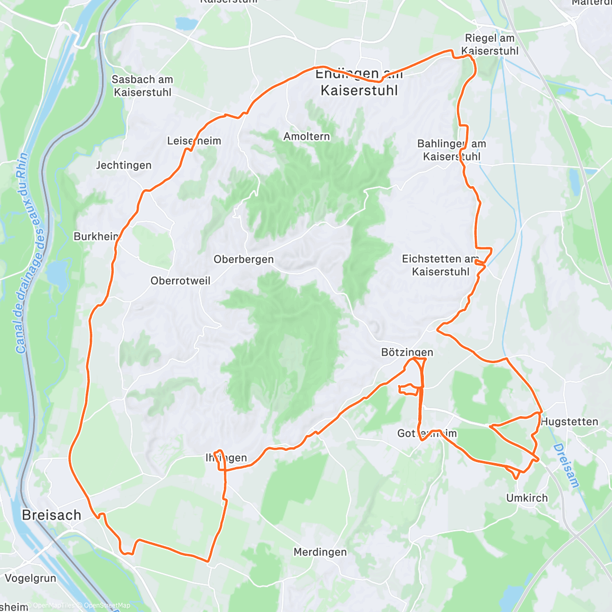Map of the activity, Etapa 0182026 B&W
Around BOTZINGER