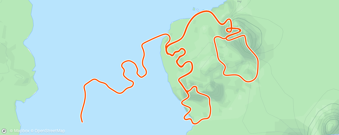 Map of the activity, Zwift - Fitness Builder in Watopia