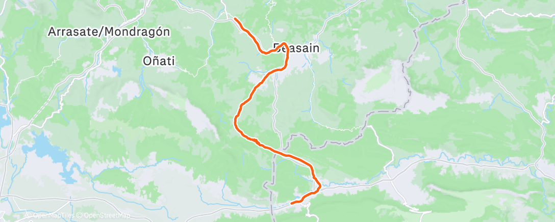 Map of the activity, apurando