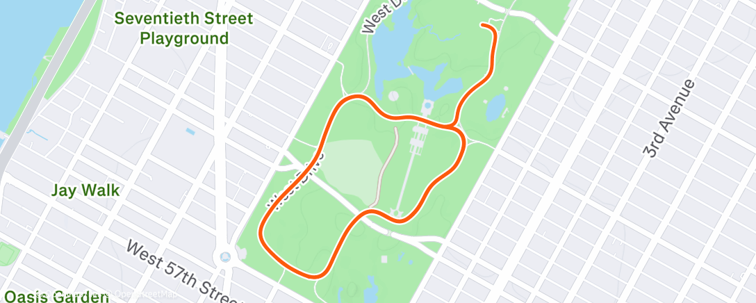 Map of the activity, Zwift - Race: The Driveway Wednesday Worlds (C) on LaGuardia Loop in New York