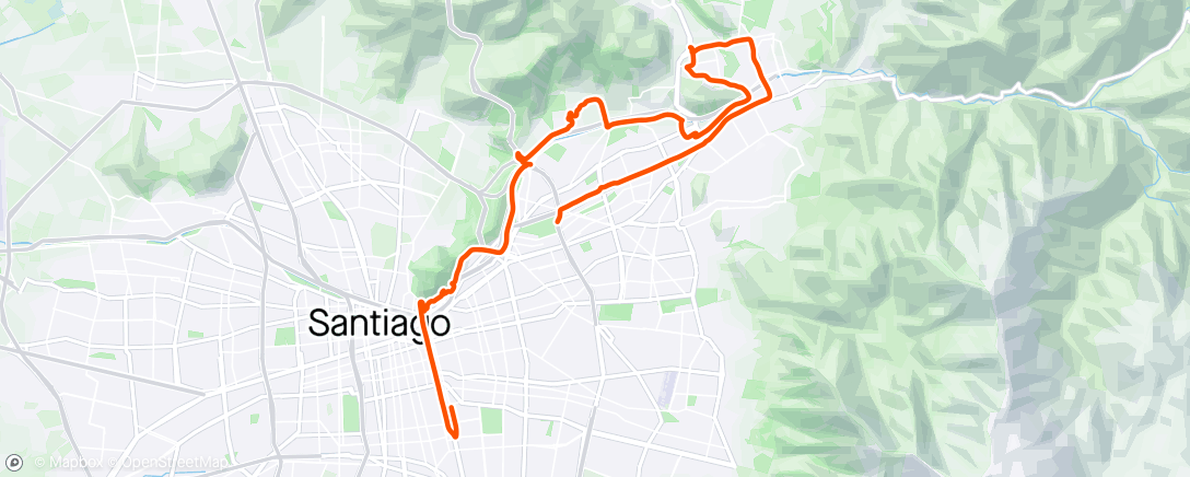 Kaart van de activiteit “Vuelta ciclista por la tarde”