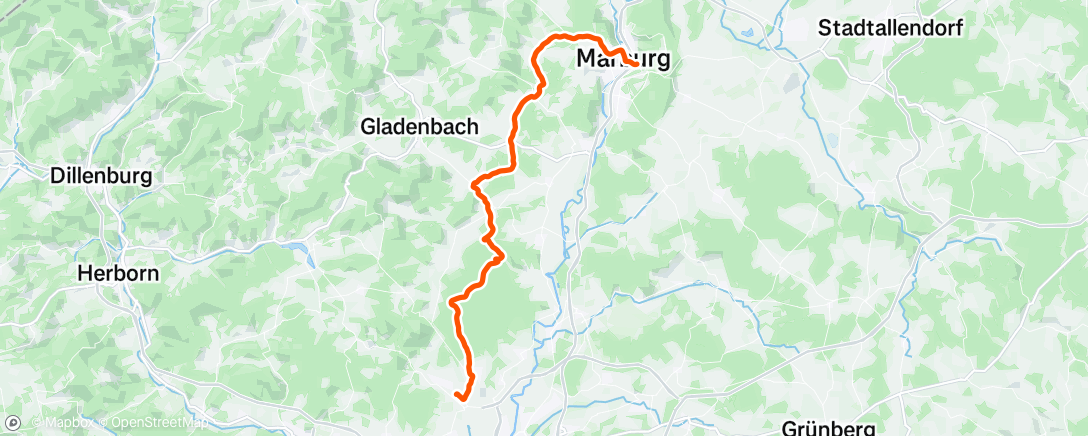Map of the activity, Pendeln 9.2