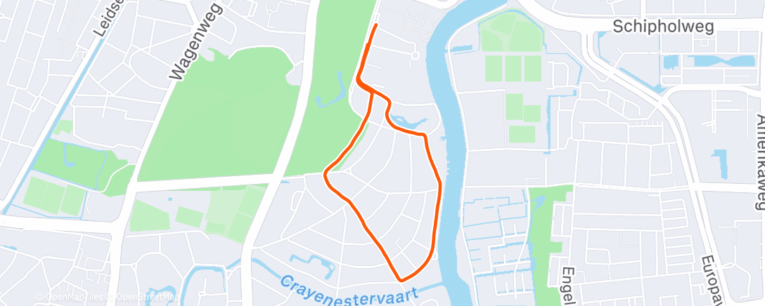 Карта физической активности (Morning Run)