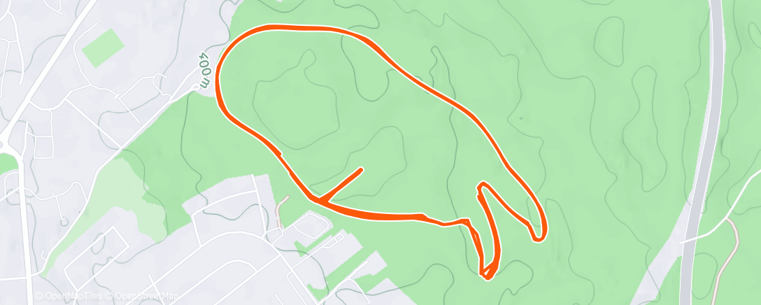 Map of the activity, ÖSK skidor