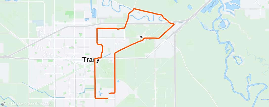 Map of the activity, Lunch Ride