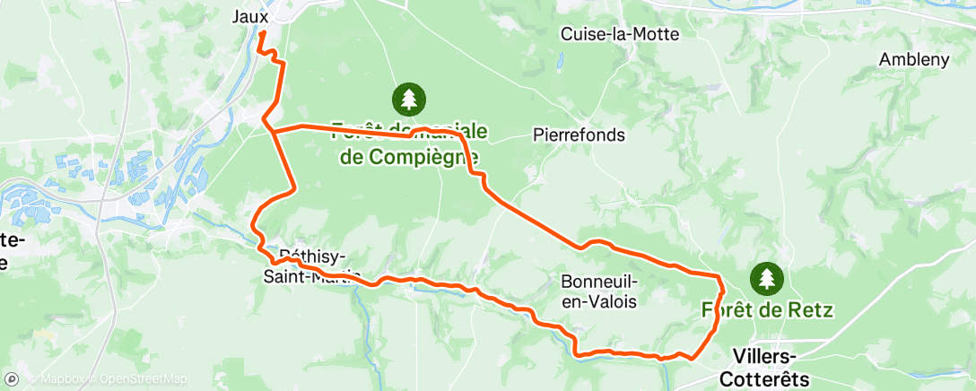 Map of the activity, Nice ride with some 30-30