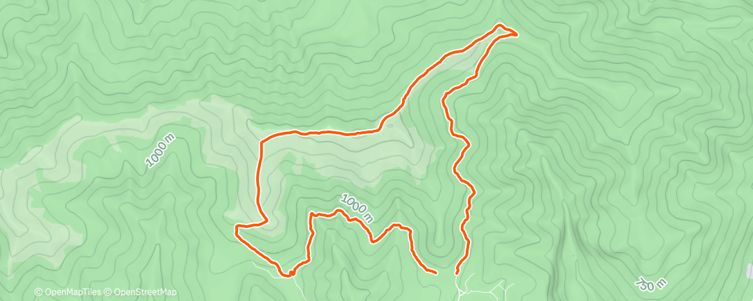 Map of the activity, Escursione mattutina