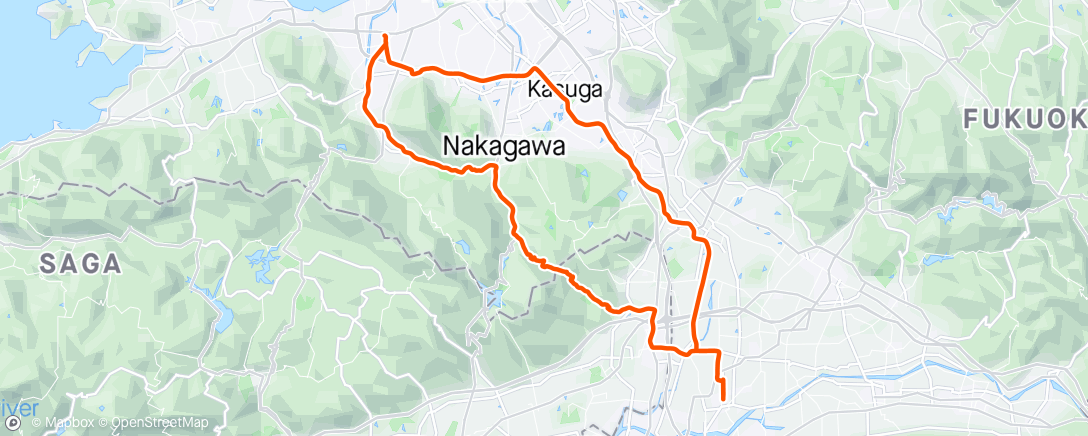 「Kitano Training」活動的地圖