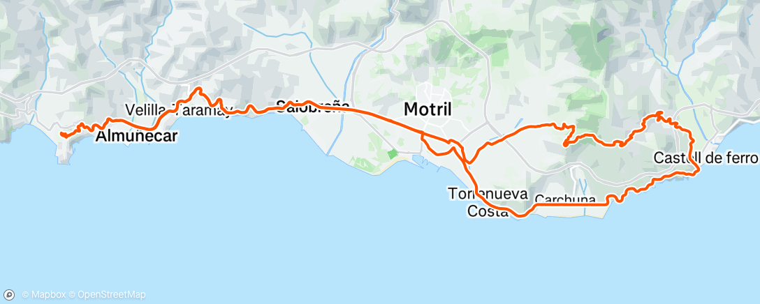 Mappa dell'attività 4x2min pumping up slow puncture